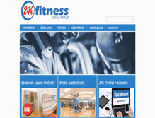 Tablet Screenshot of 24h-fitness.org